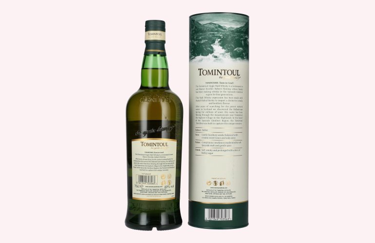 Tomintoul 15 Years Old WITH A PEATY TANG 40% Vol. 0,7l in Giftbox
