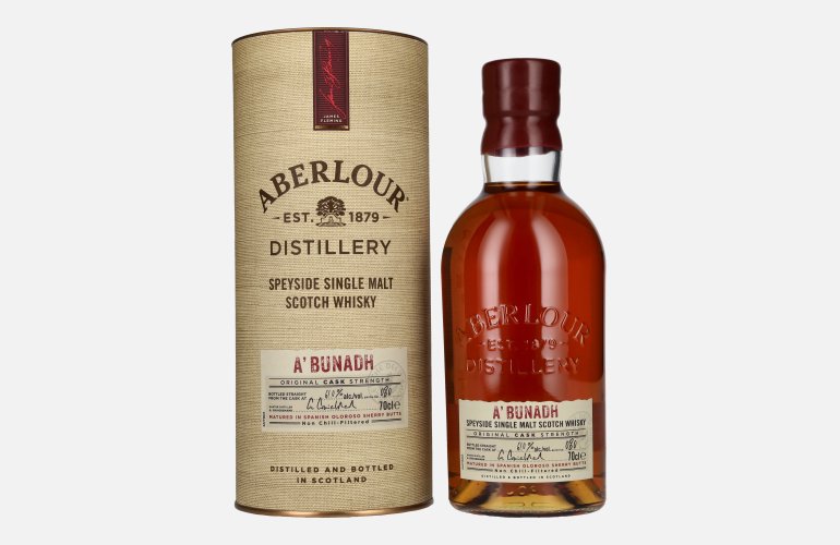 Aberlour A'BUNADH Original Cask Strength Batch No. 80 61% Vol. 0,7l in Giftbox