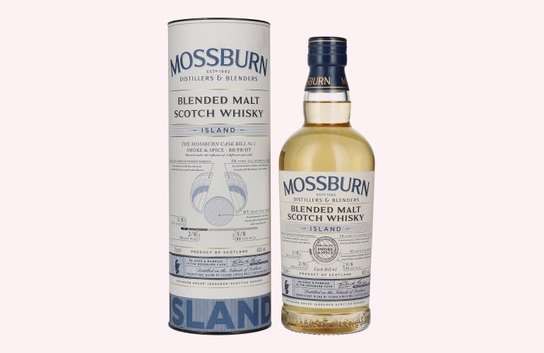 Mossburn ISLAND Blended Malt Scotch Whisky 46% Vol. 0,7l in Giftbox
