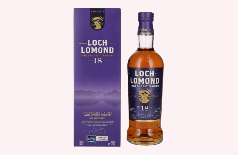 Loch Lomond 18 Years Old Single Malt Fruit and Spice 46% Vol. 0,7l in Giftbox
