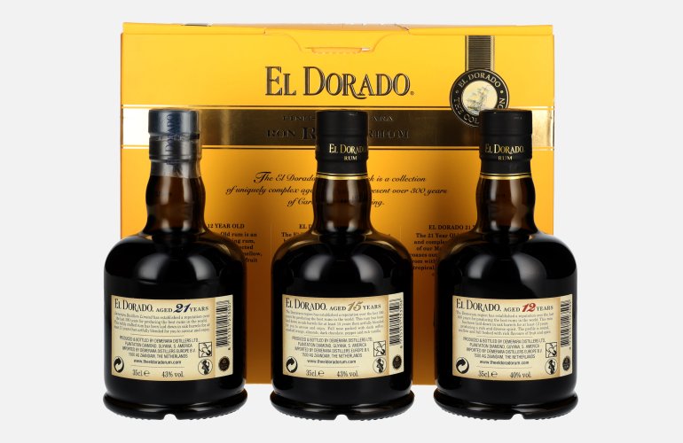 El Dorado The Collection Set 42% Vol. 3x0,35l in Giftbox