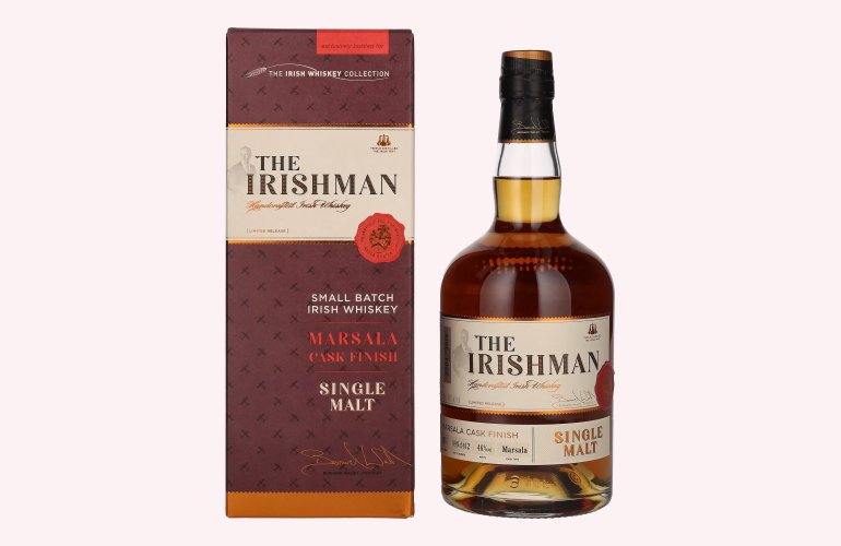 The Irishman Single Malt MARSALA CASK FINISH 46% Vol. 0,7l in Giftbox