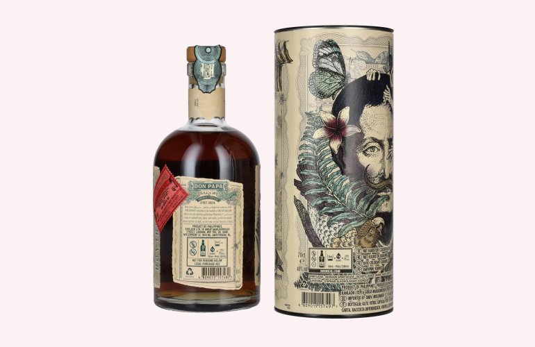 Don Papa BAROKO 40% Vol. 0,7l en boîte cadeau
