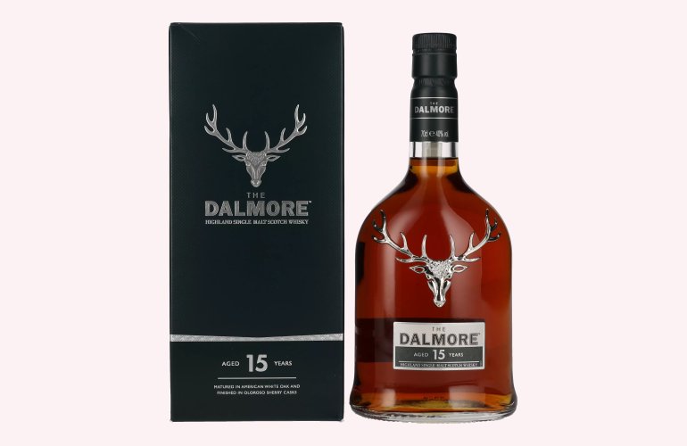 The Dalmore 15 Years Old Highland Single Malt Scotch Whisky 40% Vol. 0,7l in Geschenkbox