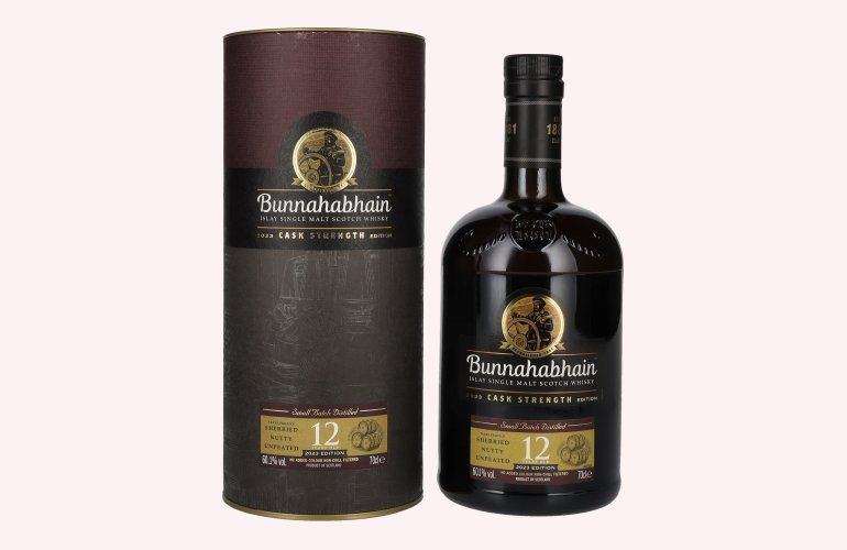 Bunnahabhain 12 Years Old Islay Single Malt Cask Strength Edition 2023 60,1% Vol. 0,7l in Giftbox