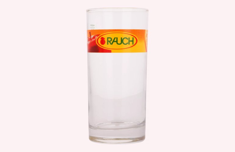 Rauch Fruchtsaft glass with calibration 0,25l and 0,3l
