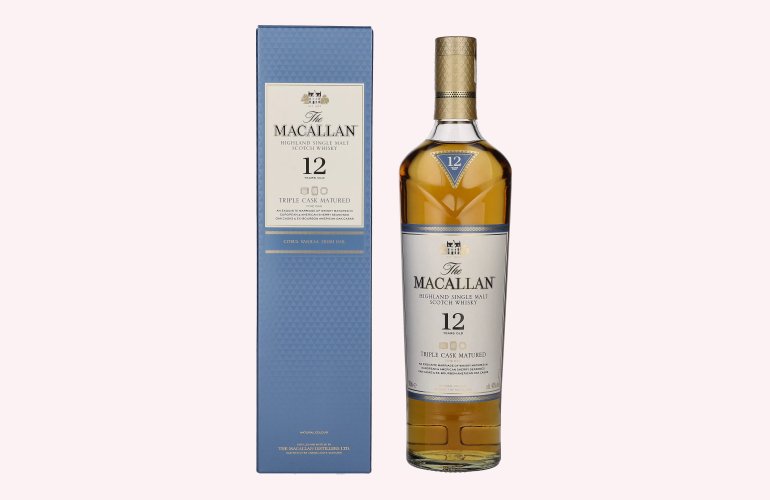 The Macallan 12 Years Old TRIPLE CASK MATURED 40% Vol. 0,7l in Geschenkbox