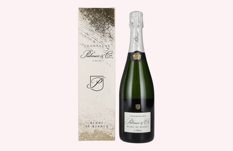 Palmer & Co Champagne Blanc de Blancs Brut 12% Vol. 0,75l in Geschenkbox