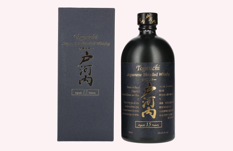 Togouchi 15 Years Old Japanese Blended Whisky 43,8% Vol. 0,7l in Giftbox