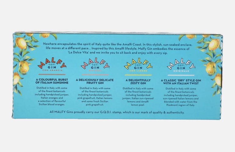 Malfy Gin Mini Set 41% Vol. 4x0,05l