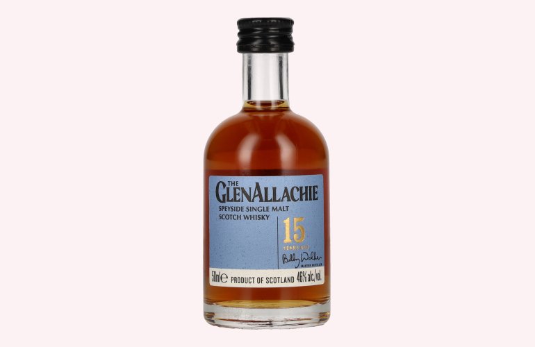 The GlenAllachie 15 Years Old Speyside Single Malt 46% Vol. 0,05l