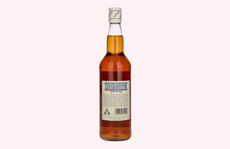 For Peat's Sake Smoky & Peaty Blended Scotch Whisky 40% Vol. 0,7l