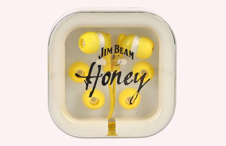 Jim Beam Honey Kopfhörer weiß-gelb