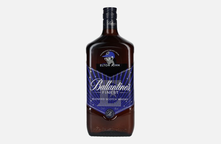 Ballantine's FINEST Blended Scotch Whisky ELTON JOHN Limited Edition 40% Vol. 1l
