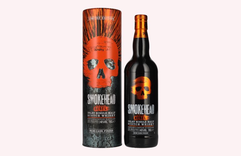Smokehead RUM REBEL Islay Single Malt Scotch Whisky 46% Vol. 0,7l in Tinbox