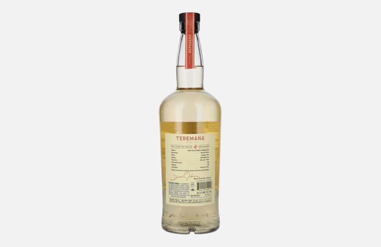 Teremana Tequila Reposado 100% Puro de Agave Small Batch 40% Vol. 1l