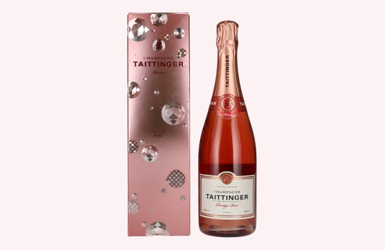 Taittinger Champagne Prestige Rosé Brut 12,5% Vol. 0,75l in Giftbox