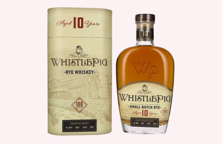 WhistlePig 10 Years Old Straight Rye Whiskey 50% Vol. 0,7l in Giftbox