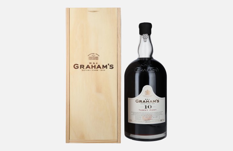 W. & J. Graham's Tawny Port 10 Years Old 20% Vol. 4,5l in Holzkiste
