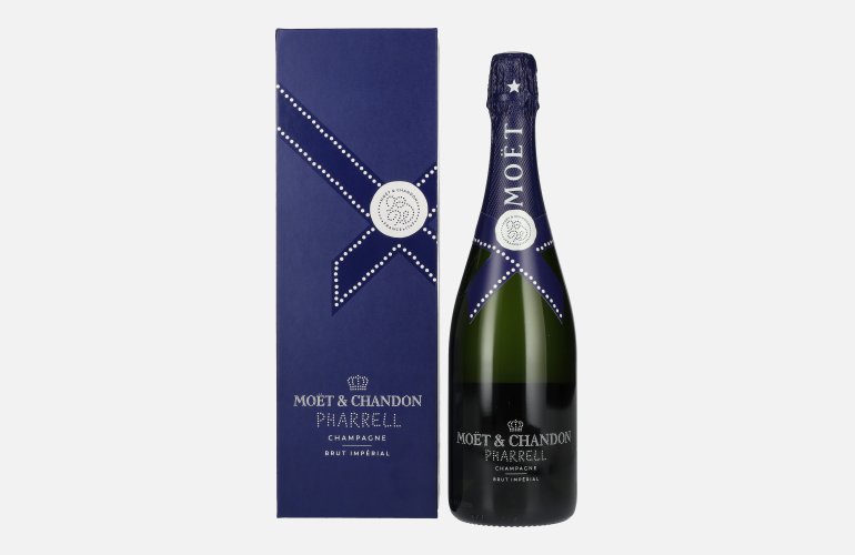 Moët & Chandon Champagne IMPÉRIAL Brut Pharrell Williams Blue Edition 12,5% Vol. 0,75l