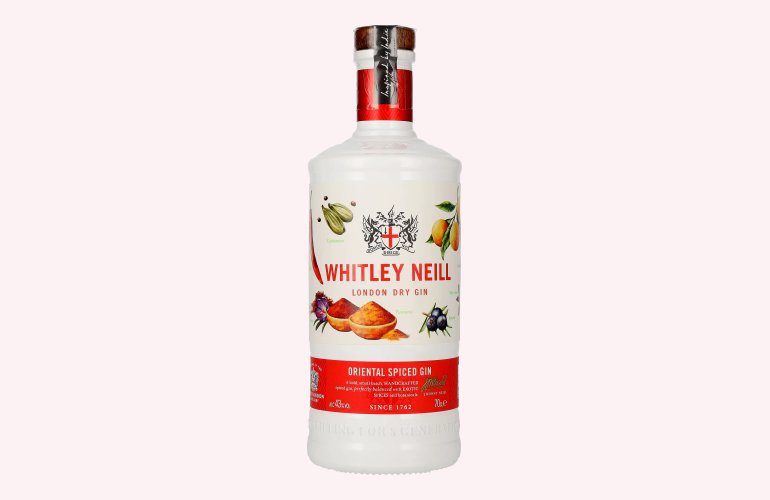 Whitley Neill London Dry ORIENTAL SPICED Gin 43% Vol. 0,7l