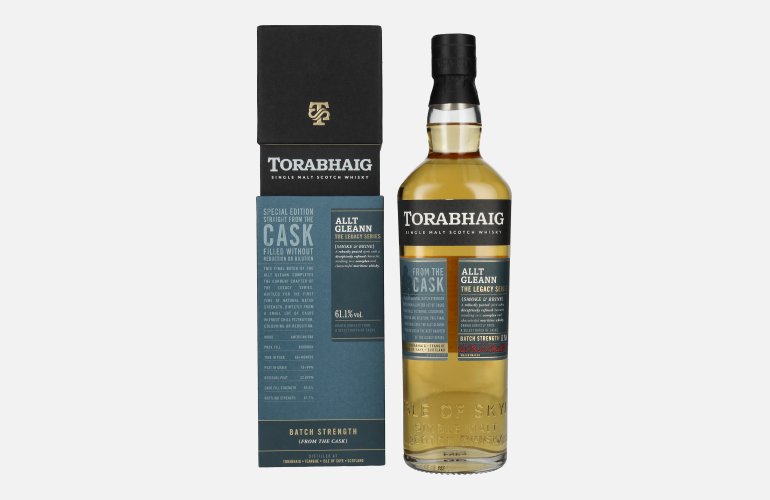 Torabhaig ALLT GLEANN The Legacy Series BATCH STRENGTH Single Malt 61,1% Vol. 0,7l en boîte cadeau