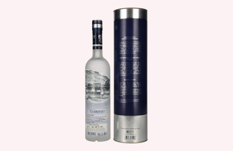 Tchaikovski Premium Vodka 40% Vol. 0,7l in Giftbox