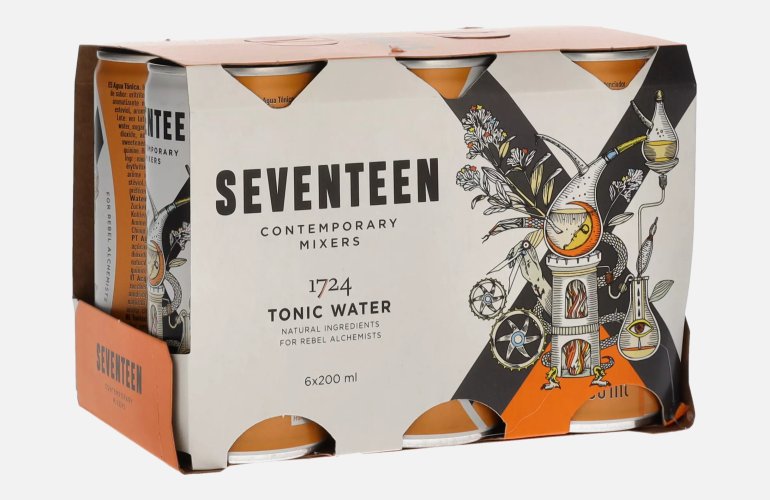 1724 SEVENTEEN Tonic Water 24x0,2l Dosen