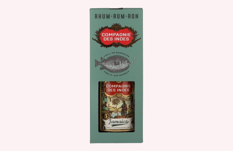 Compagnie des Indes Jamaica Rum 5 ans 43% Vol. 0,7l in Giftbox