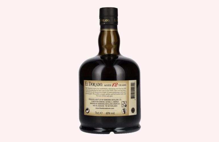 El Dorado 12 Years Old Finest Demerara Rum 40% Vol. 0,7l