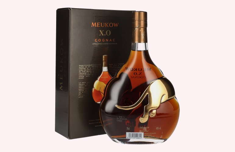 Meukow X.O. Cognac Gold 40% Vol. 0,7l en boîte cadeau