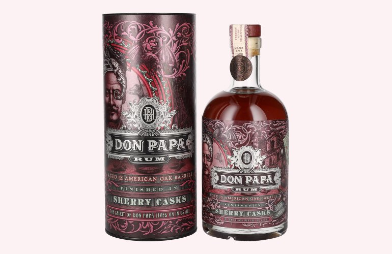 Don Papa Rum Sherry Casks 45% Vol. 0,7l in Geschenkbox