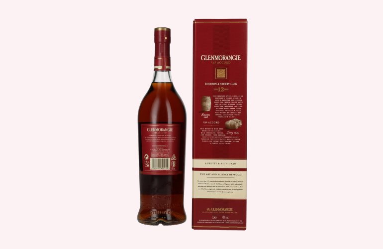 Glenmorangie The ACCORD 12 Years Old Bourbon & Sherry Cask 43% Vol. 1l in Geschenkbox