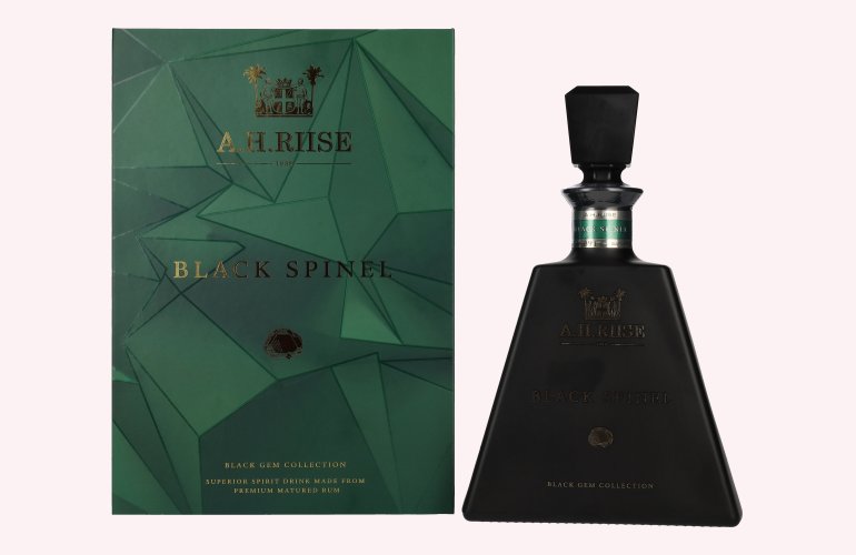 A.H. Riise Black Spinel BLACK GEM COLLECTION Spirit Drink 46,1% Vol. 0,7l in Geschenkbox
