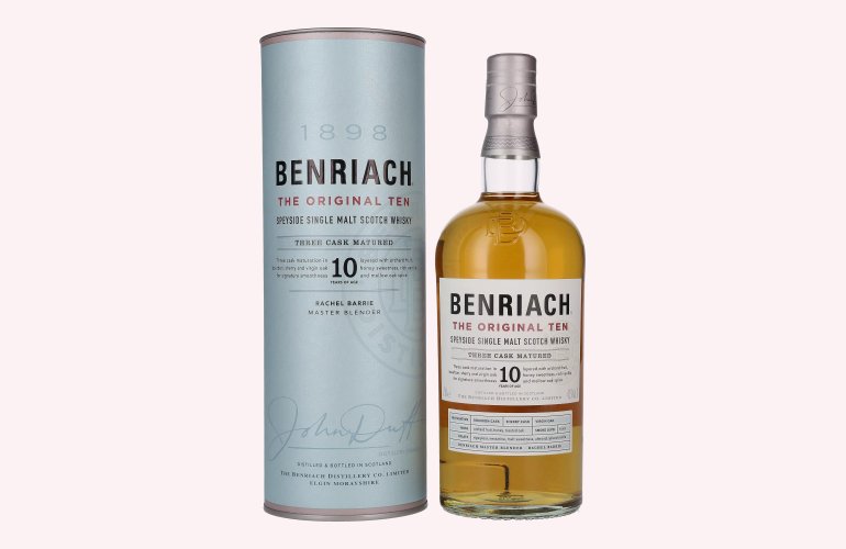 Benriach THE ORIGINAL TEN Single Malt Three Cask Matured 43% Vol. 0,7l in Geschenkbox