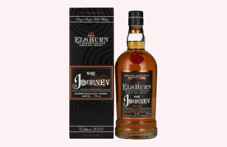 Elsburn The JOURNEY Harzer Single Malt Whisky 2023 43% Vol. 0,7l in Geschenkbox