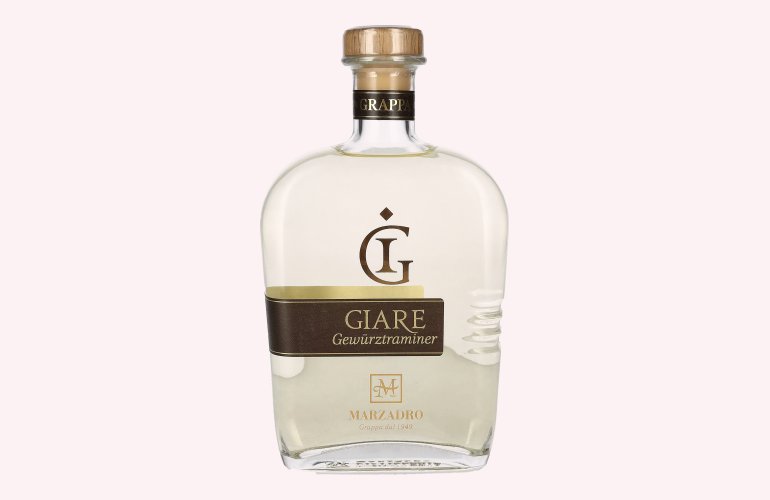 Marzadro GIARE Grappa Gewürztraminer 41% Vol. 0,7l