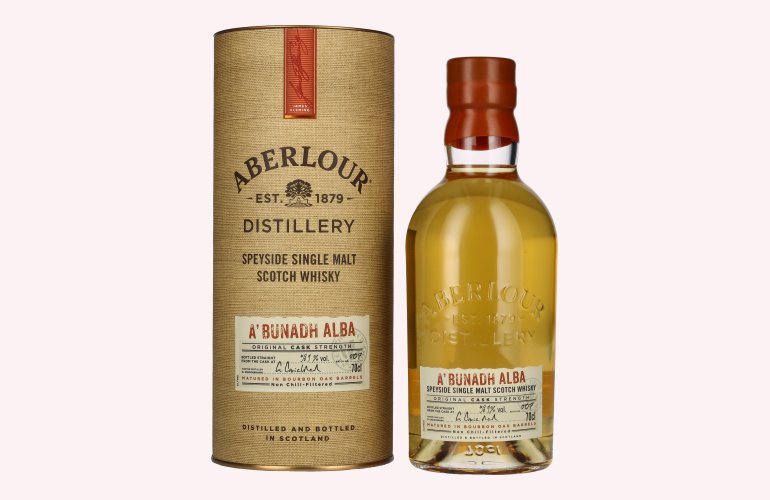 Aberlour A'BUNADH ALBA Original Cask Strength Batch No. 007 58,9% Vol. 0,7l in Giftbox