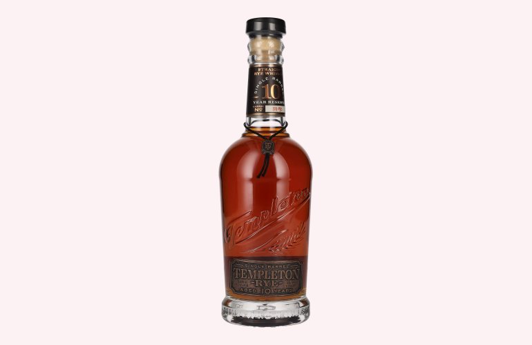 Templeton RYE 10 Years Old SINGLE BARREL Straigth Rye Whiskey 52% Vol. 0,7l