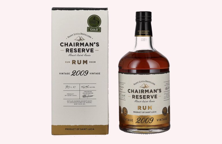 Chairman's Reserve Rum VINTAGE 2009 46% Vol. 0,7l in Giftbox