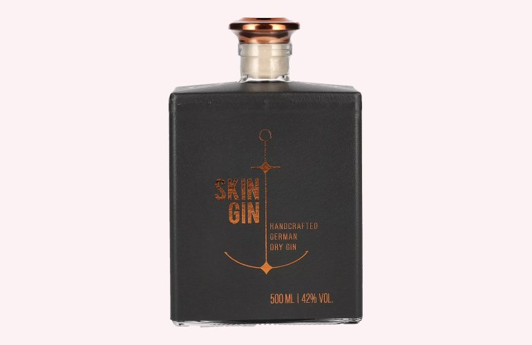 Skin Gin Handcrafted German Dry Gin Edition Anthrazit 42% Vol. 0,5l