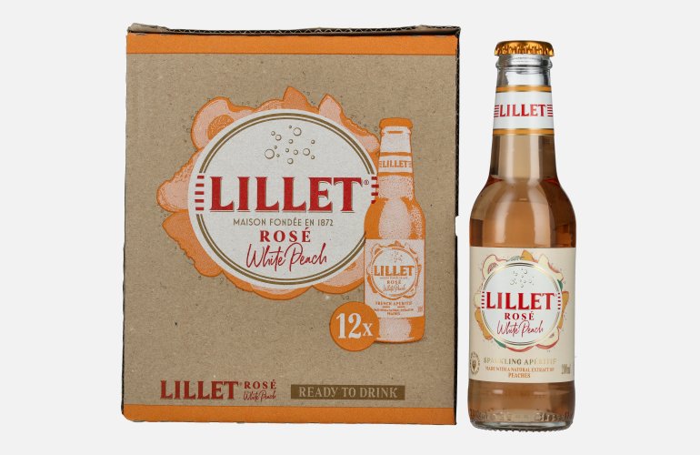 Lillet Rosé White Peach 5% Vol. 12x0,2l