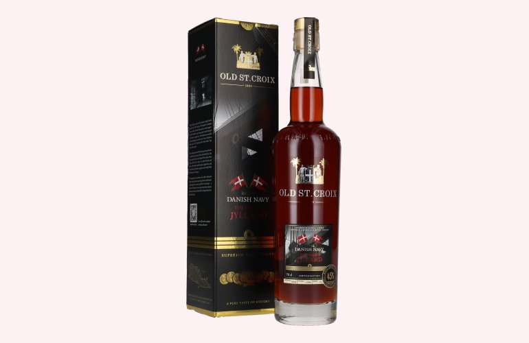 Old St. Croix Royal DANISH NAVY The Frigate JYLLAND Superior Spirit Drink 45% Vol. 0,7l in Giftbox
