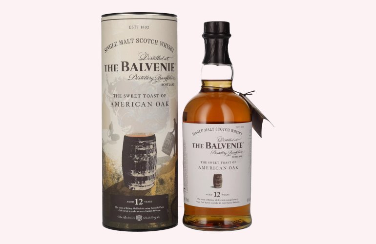 The Balvenie 12 Years Old The Sweet Toast of AMERICAN OAK 43% Vol. 0,7l in Giftbox
