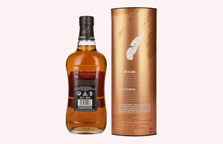 Jura 10 Years Old Single Malt Scotch Whisky 40% Vol. 0,7l in Geschenkbox