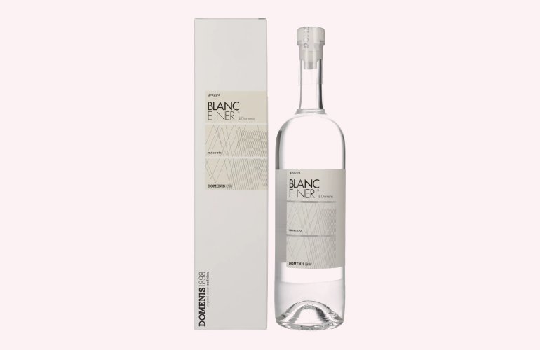 Domenis 1898 BLANC E NERI di Domenis Moscato Grappa 40% Vol. 0,7l in Geschenkbox