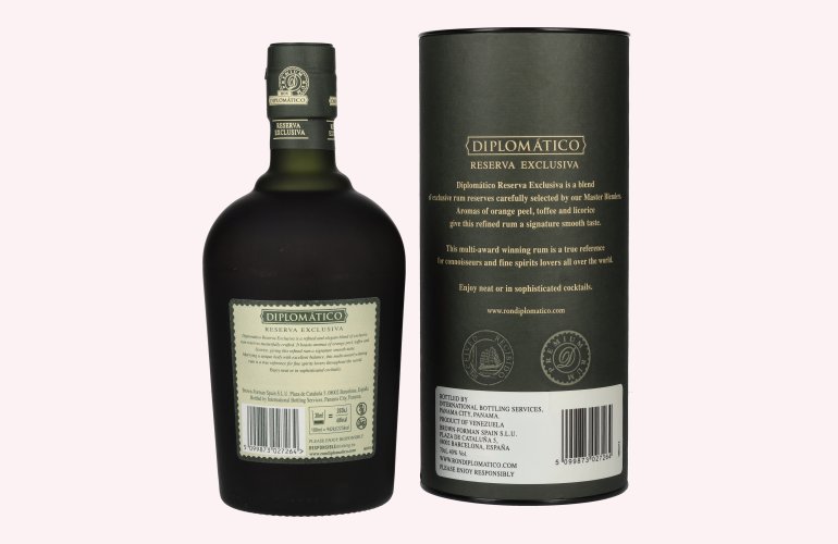 Diplomático RESERVA EXCLUSIVA Ron Antiguo 40% Vol. 0,7l in geschenkverpakking