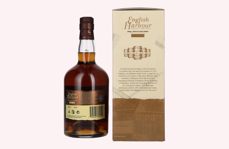 English Harbour MADEIRA CASK FINISH Small Batch Antigua Rum Batch 003 46% Vol. 0,7l en boîte cadeau