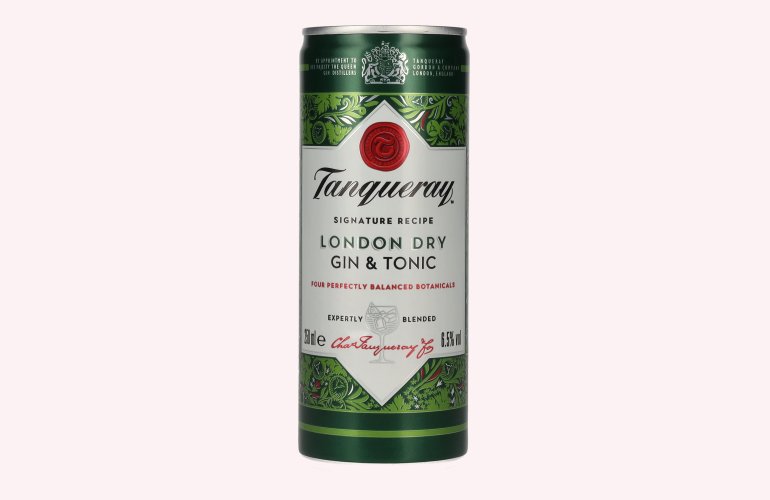 Tanqueray LONDON DRY GIN & TONIC 6,5% Vol. 0,25l Dose