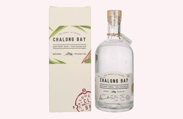 Chalong Bay PURE CANE Rum 40% Vol. 0,7l in Giftbox